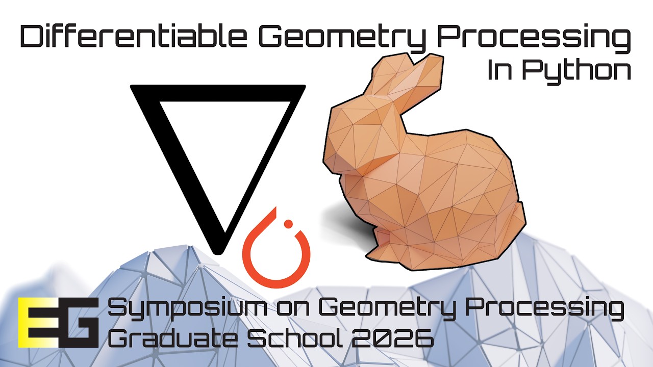 Featured image from Differentiable Geometry Processing in Python.