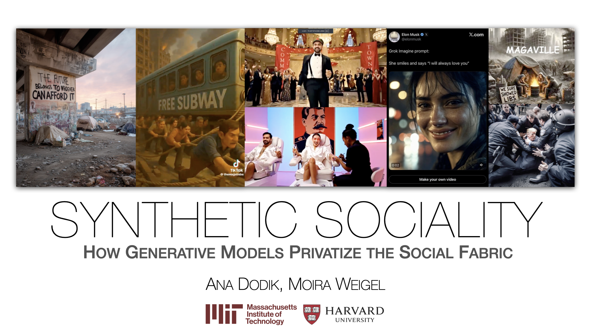 Featured image from Synthetic Sociality: How Generative Models Privatize the Social Fabric.